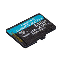 Kingston Technology Canvas Go! Plus Scheda microSDXC Canvas Go Plus 170R A2 U3 V30 da 512GB + adattatore