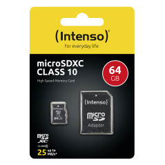 Intenso 64GB MicroSDHC MicroSDXC Classe 10