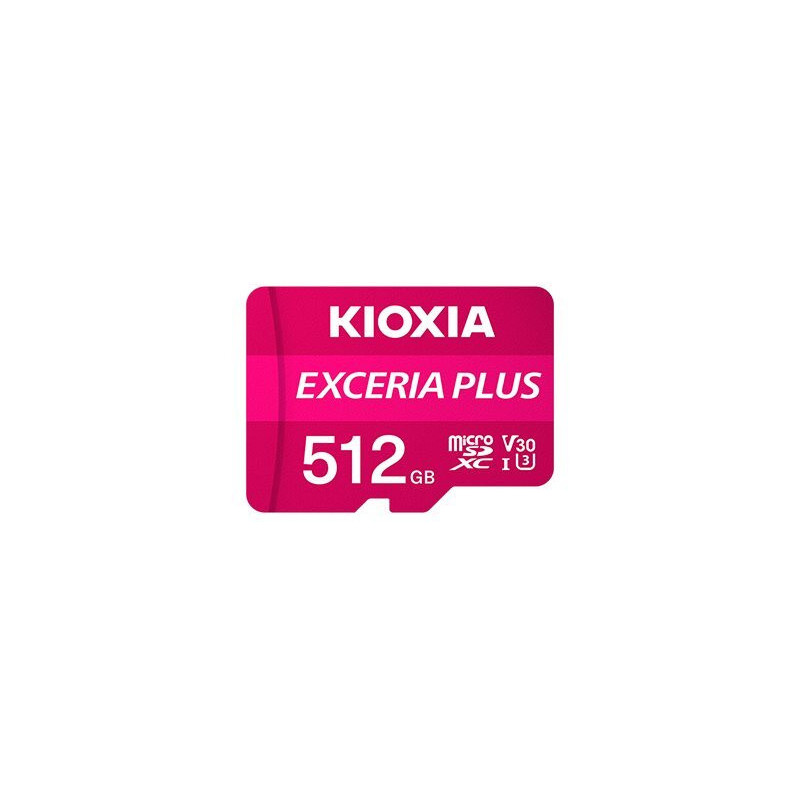 Tarjeta micro sd kioxia 512gb exceria plus uhs - i c10 r98 con adaptador