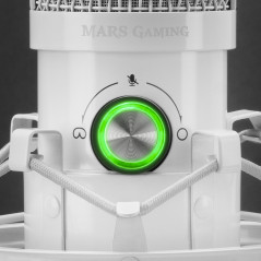 Mars Gaming MMICXW microfono Nero Microfono da studio
