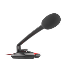 GENESIS Radium 200 Nero, Rosso Microfono per PC