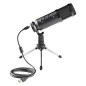 Microfono ngs gmicx - 110 negro usb tipo c -  jack 3.5mm -  incluye tripode -  20khz