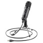 Microfono ngs gmicx - 110 negro usb tipo c -  jack 3.5mm -  incluye tripode -  20khz