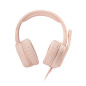 Auriculares mars gaming mh320 rosa jack 3.5mm + usb con microfono compatible con windows -  ps4 -  ps5 -  xbox one -  xbox serie