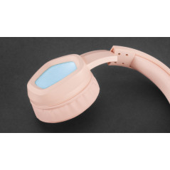 Mars Gaming MH320 Auricolare Cablato A Padiglione USB tipo A Rosa