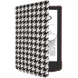 Pocketbook funda shell series verse + verse pro - patron blanco y negro