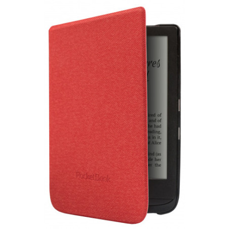 Pocketbook funda shell series rojo
