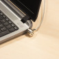 Cable de seguridad ewent cierre kensington (universal) para portatil -  2 llaves -  1.5m