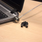 Cable de seguridad ewent cierre kensington (universal) para portatil -  2 llaves -  1.5m