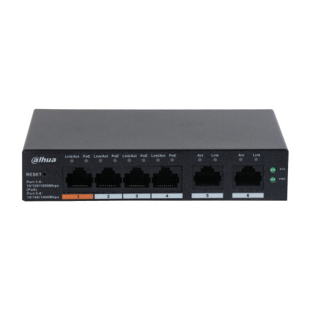 Switch it dahua dh - cs4006 - 4gt - 60 6 puertos