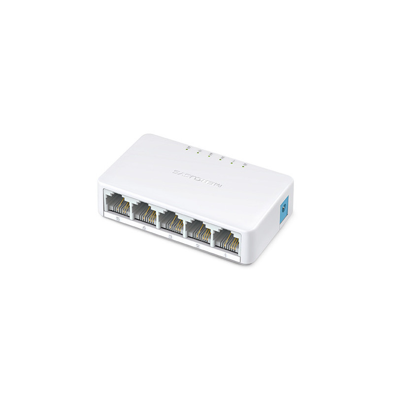 Switch mercusys ms105 5 puertos -  10 - 100mbps -  rj45