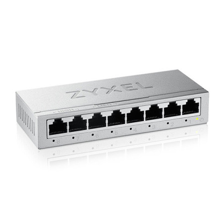 Switch 8 puertos zyxel gs - 108bv5 8xgbe mini desktop