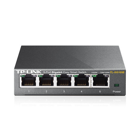 Switch 5 puertos 10 - 100 - 1000 tp - link gris