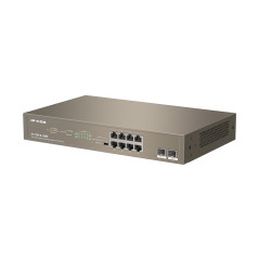 IP-COM Networks G1110P-8-150W switch di rete Gigabit Ethernet (10 100 1000) Supporto Power over Ethernet (PoE) 1U Grigio