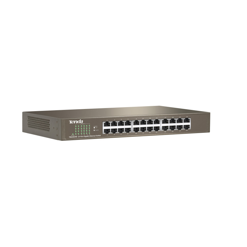 Switch 24 puertos gigabit ethernet 10 - 100 - 1000 tenda