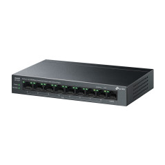 TP-Link LiteWave LS109P switch di rete Non gestito Fast Ethernet (10 100) Supporto Power over Ethernet (PoE) Nero