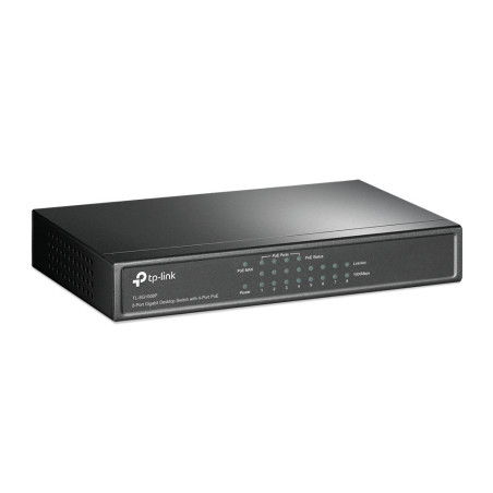 Switch 8 puertos 10 - 100mbps con 4 ptos poe tp - link