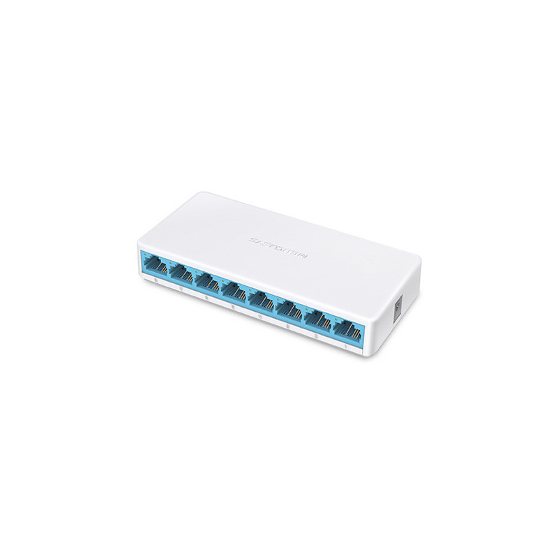Switch mercusys ms108 8 puertos -  10 - 100mbps -  rj45