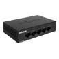Switch d - link 5 puertos gigabite plug & play metal