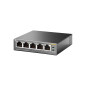 Switch 5 puertos 10 - 100 - 1000 4 ptos poe 56w tp - link