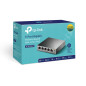 Switch 5 puertos 10 - 100 - 1000 4 ptos poe 56w tp - link