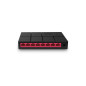 Switch mercusys ms108g 8 - puertos -  10 - 100 - 1000mbps -  rj45