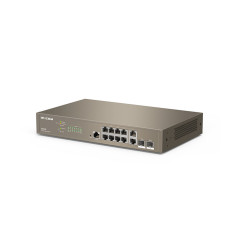 Switch 12 puertos ipcom teg5312f 10 puertos gigabit ethetnet 2 puertos sfp gestionable l3