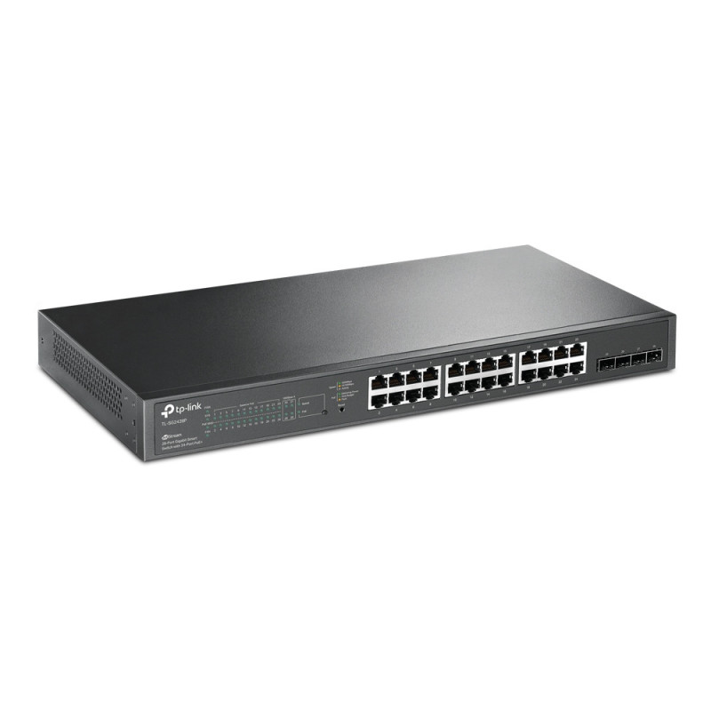 TP-Link JetStream TL-SG2428P switch di rete Gestito L2/L2+ Gigabit Ethernet (10/100/1000) Supporto Power over Ethernet (PoE) 1U TP-Link JetStream TL-SG2428P switch di rete Gestito L2/L2+ Gigabit Ethernet (10/100/1000) Supporto Power over Ethernet (PoE) 1U