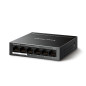 Switch mercusys ms106lp 6 puertos -  10 - 100mbps -  rj45 4p poe