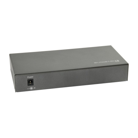 Switch level one 8 puertos 10 - 100 - 1000 poe 120w no gestion