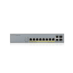 Switch 12 puertos zyxel gs1350 - 12hp 12x gigabit poe 130w gestionable enracable