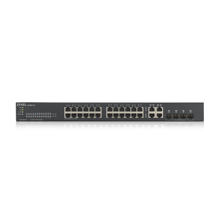 Switch 28 puertos zyxel smart managed serie gs 24 puertos gigabit ethernet + 4 puertos sfp