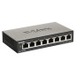 Switch d - link 8 puertos 10 - 100 - 1000 gestionable easysmart
