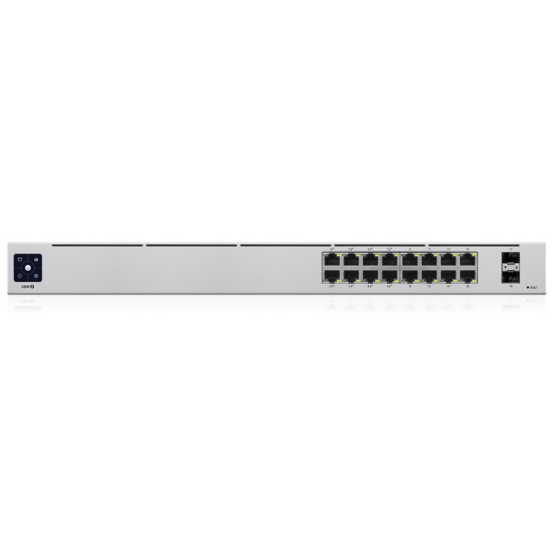 Switch 16 puertos ubiquiti susw - 16 - poe gigabit l2 2ptos sfp poex8 42w