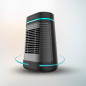 Calefactor ceramico sobremesa cecotec readywarm 1550 max 1500w regulable 3 modos color negro