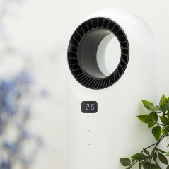 Cecotec Readywarm 8200 Bladeless Interno Nero, Bianco 1500 W Riscaldatore ambiente elettrico con ventilatore