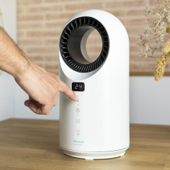 Cecotec Readywarm 8200 Bladeless Interno Nero, Bianco 1500 W Riscaldatore ambiente elettrico con ventilatore
