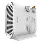 Calefactor cecotec readywarm 2050 max dual blanco 2000w 2 niveles 3 modos