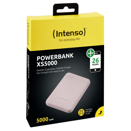 Powerbank intenso xs5000 5000 mah rosa
