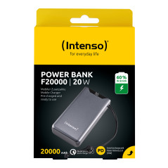 Powerbank intenso f20000 20000 mah gris