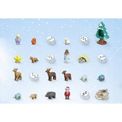 Playmobil junior: calendario de adviento navidad en la nieve