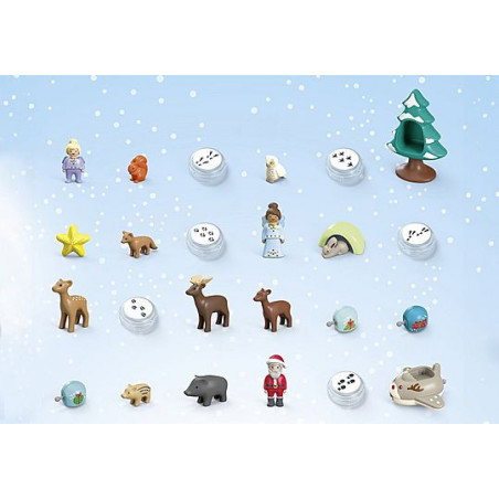 Playmobil junior: calendario de adviento navidad en la nieve