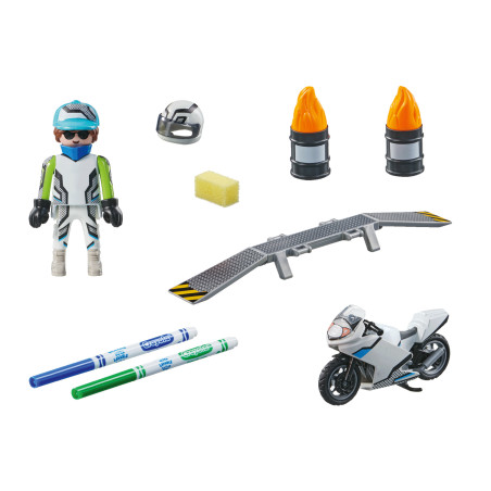 Playmobil color moto