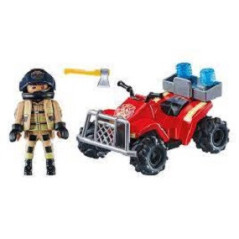 Playmobil bomberos -  speed quad