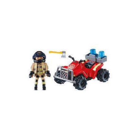 Playmobil bomberos -  speed quad