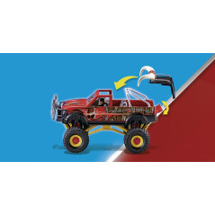 Playmobil stuntshow monster truck horned
