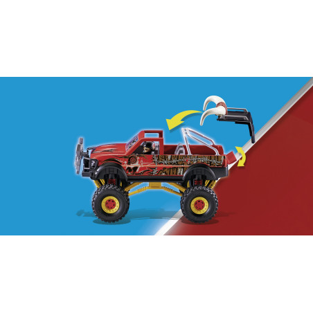 Playmobil stuntshow monster truck horned