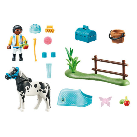 Playmobil coleccionable pony lewitzer