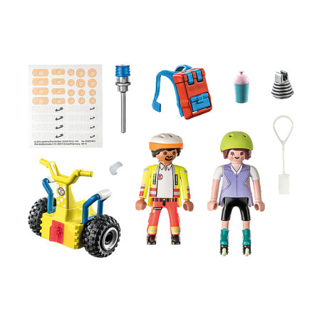 Playmobil starter pack rescate con balance racer