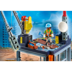 Playmobil  starter pack construccion con grua
